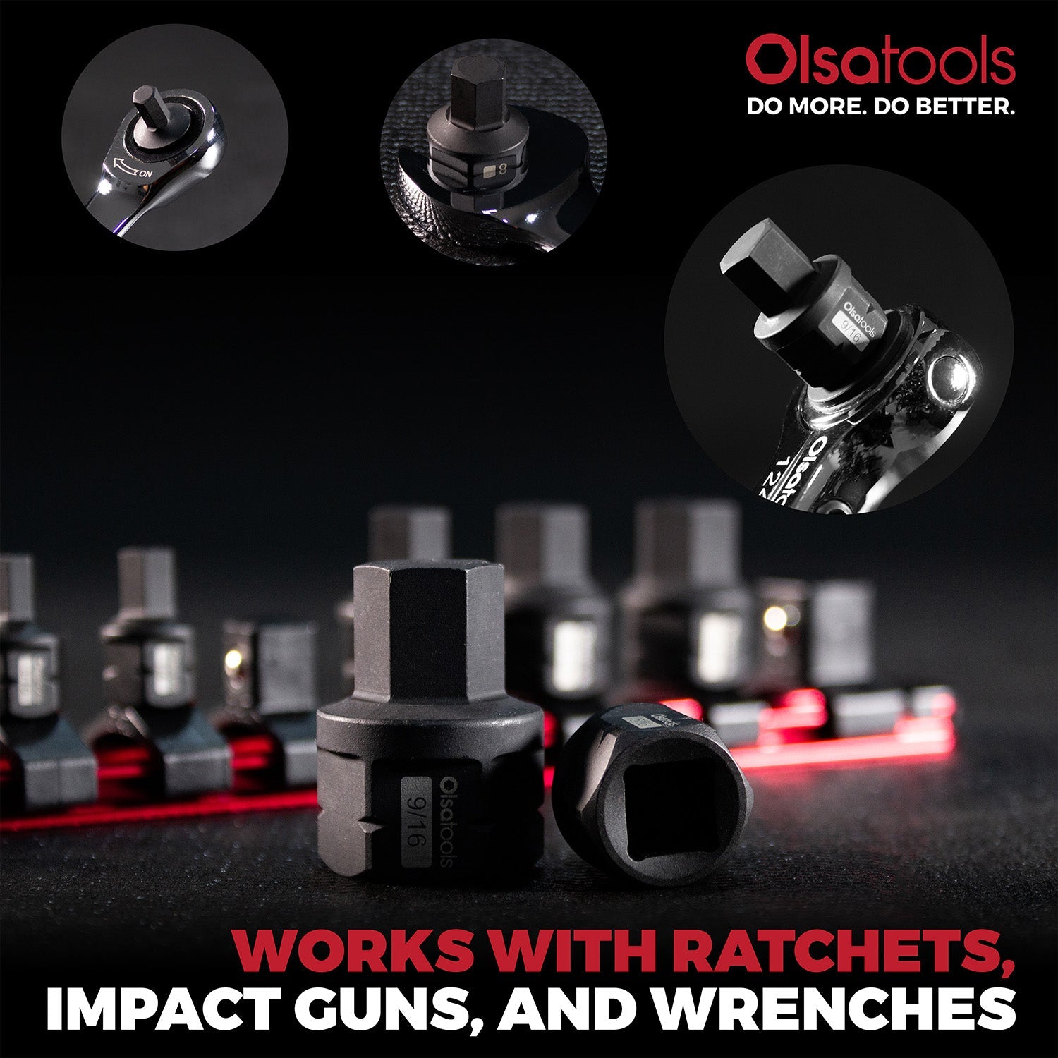 Jeu de bits d'impact Stubby - Torx ou Hex (vendus séparément)