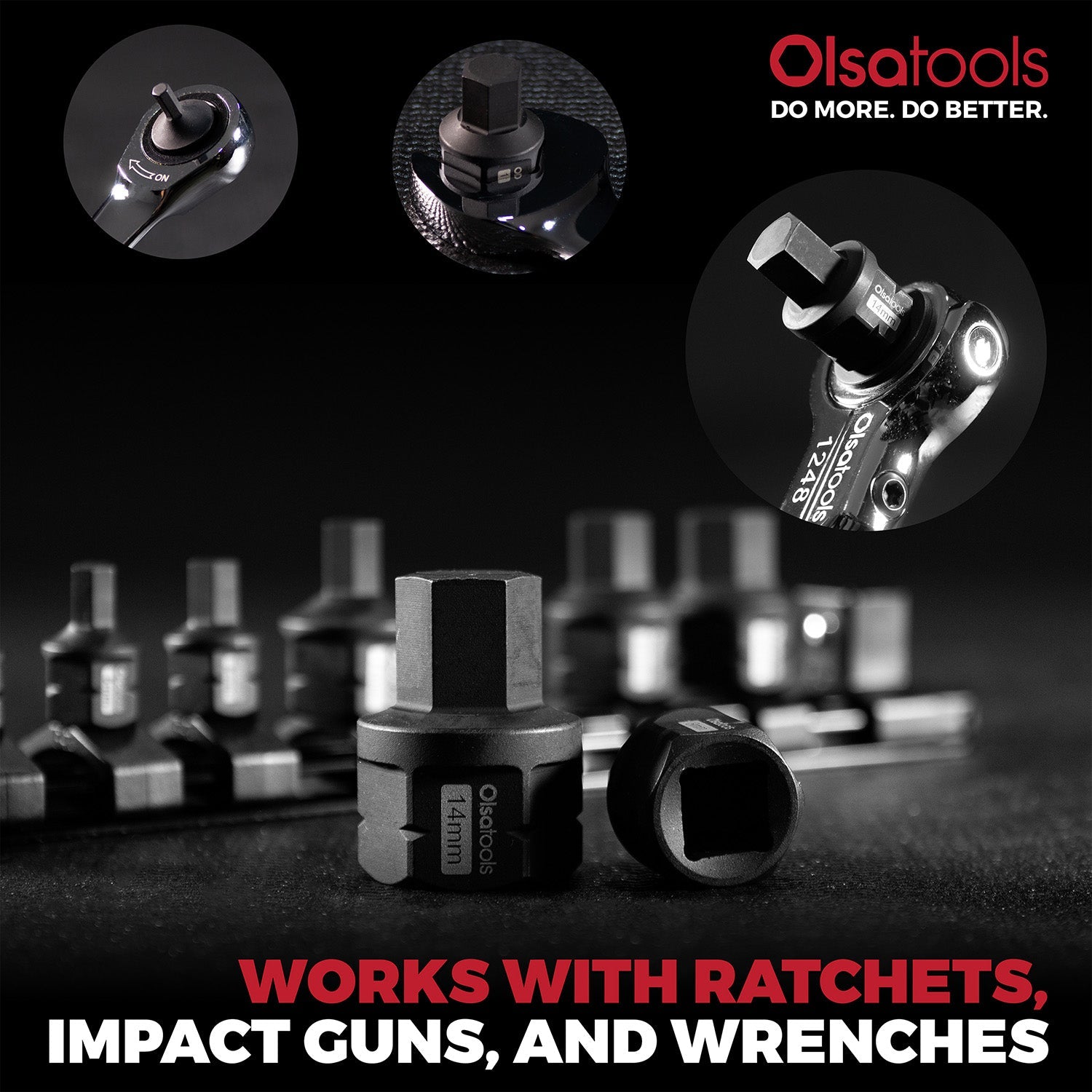Jeu de bits d'impact Stubby - Torx ou Hex (vendus séparément)