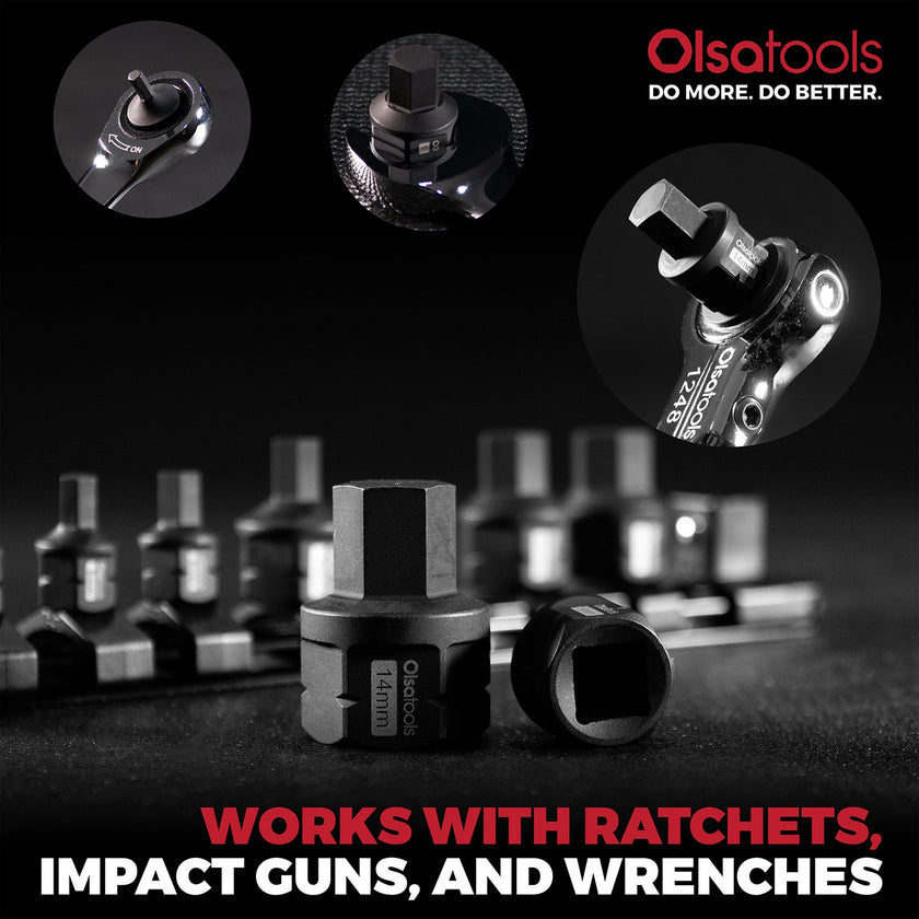Jeu de bits d'impact Stubby - Torx ou Hex (vendus séparément)