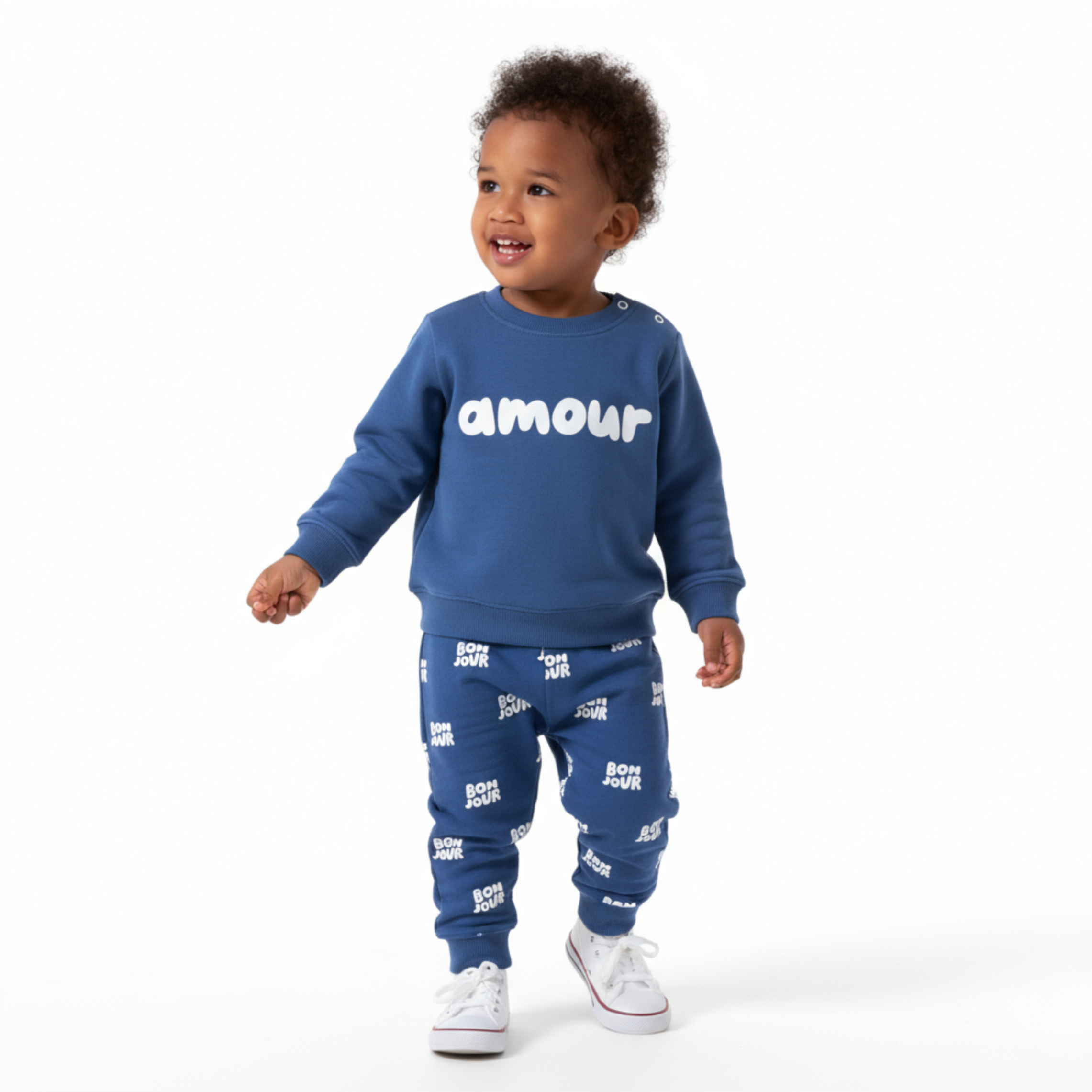 Amour Unisex Cotton Joggers Set