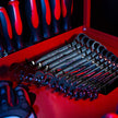 Ratcheting Wrench Set with Magnetic Wrench Organizer