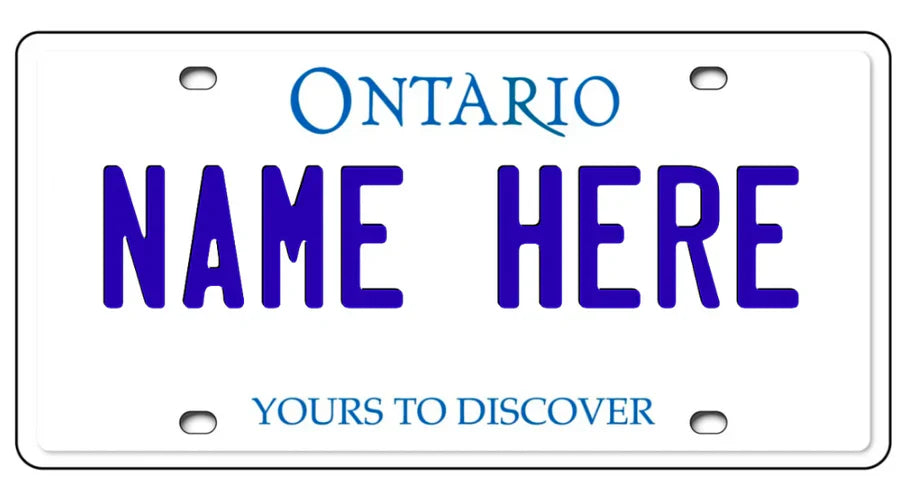 Personalized Custom License Plate for Kids Car