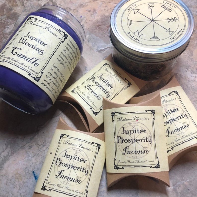 Planetary Magic Jupiter Abundance Prosperity Incense