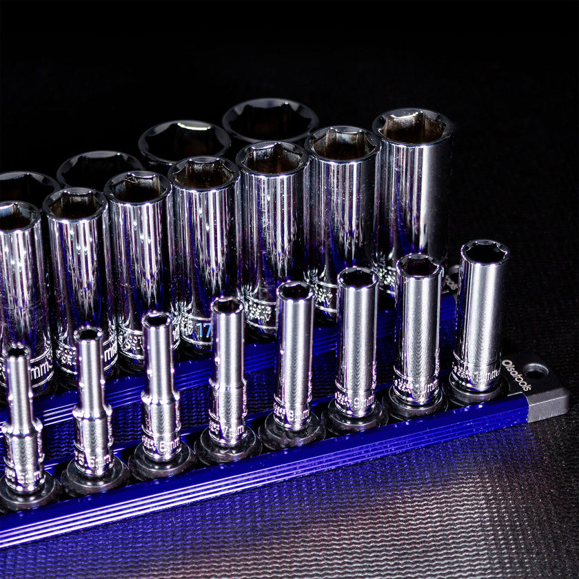 Magnetic Aluminum Socket Rails