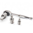 3pc Universal Joint Set, Socket Adapter 1/2