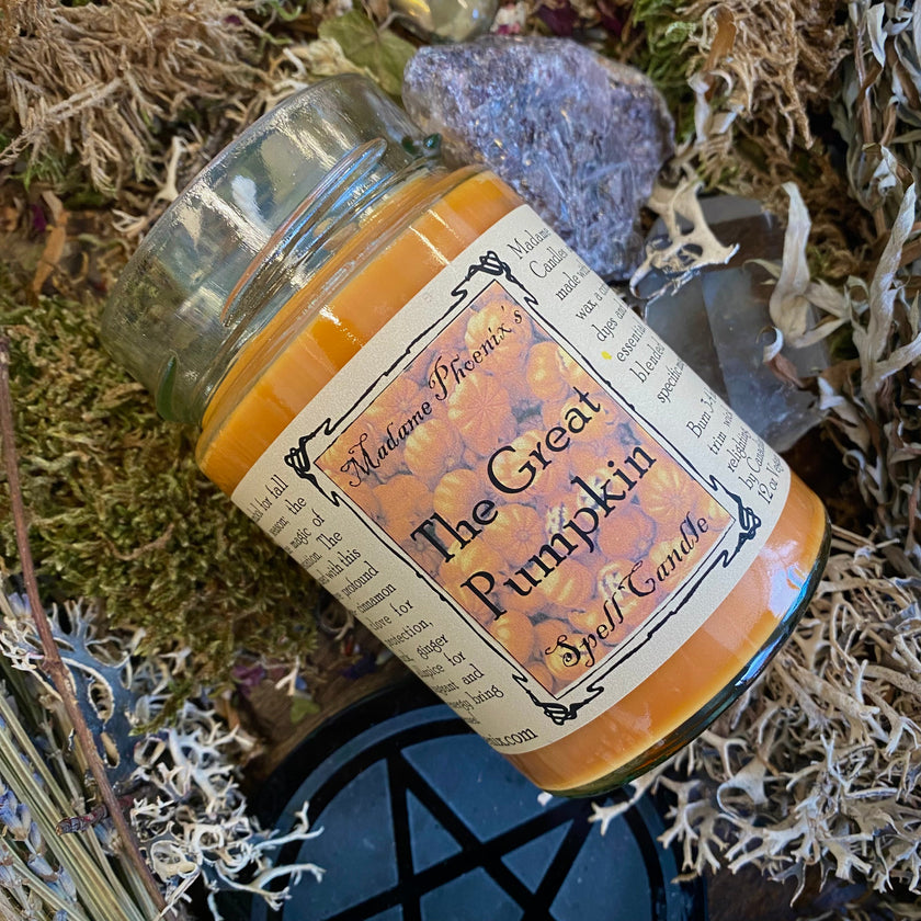 Pumpkin Prosperity Harvest Blessing Candle - Great Pumpkin