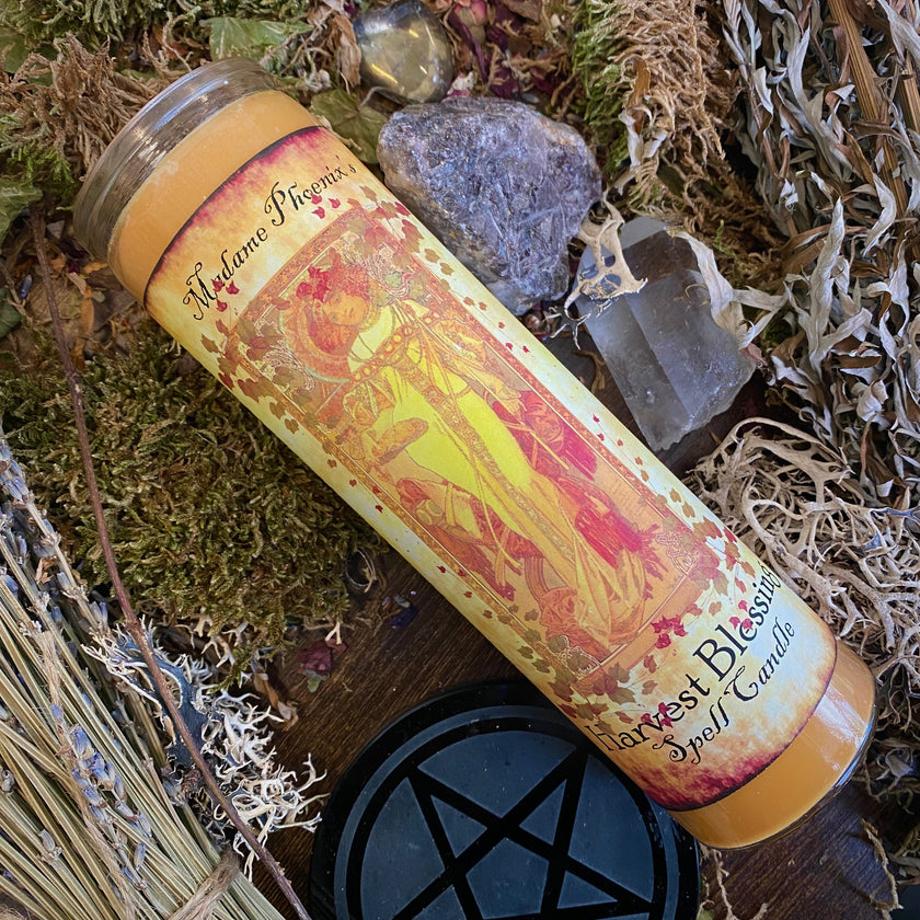 Harvest Blessing Fall Equinox Spell Candle