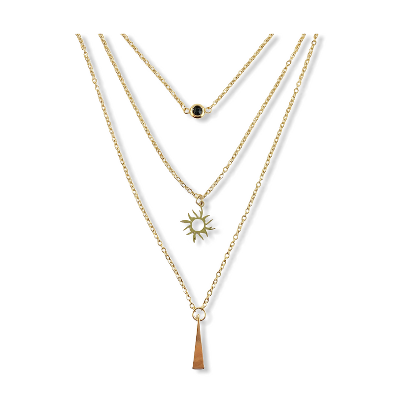 Golden Sunburst Necklace