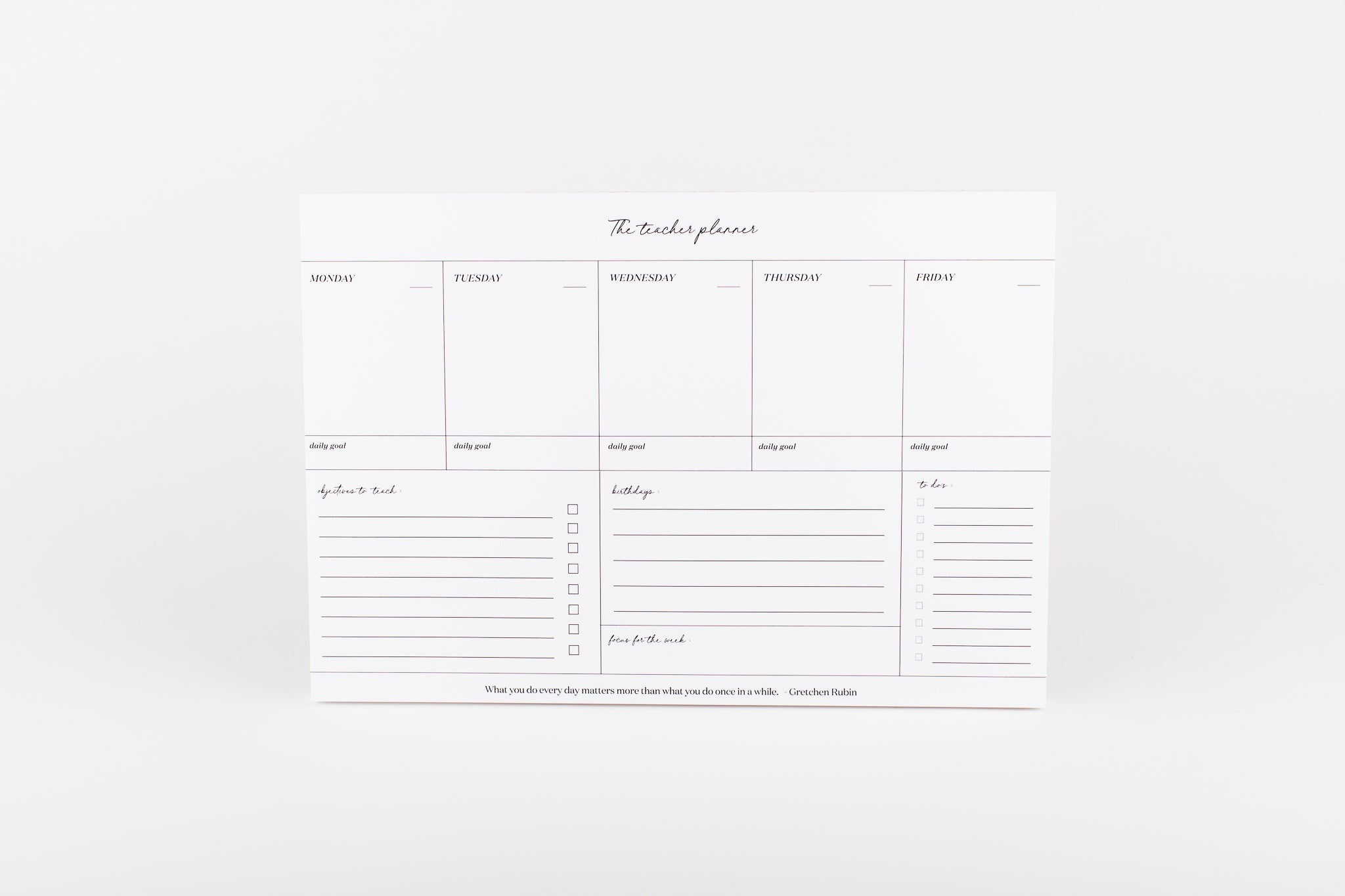 The Teacher Planner