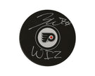 Zayde Wisdom Autographed Philadelphia Flyers Autograph Model Puck Inscribed 