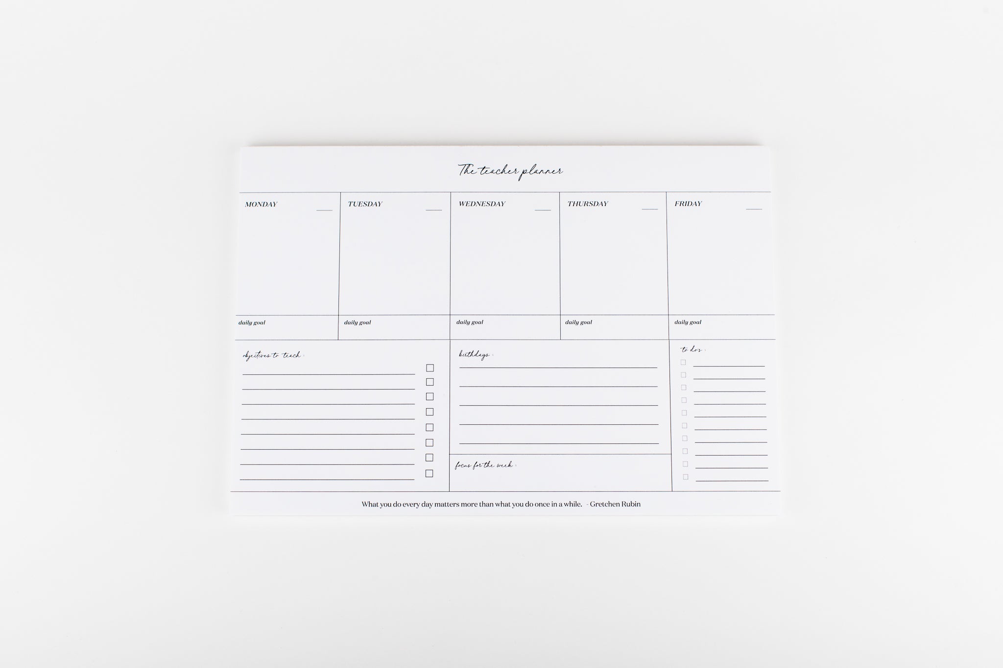 The Teacher Planner