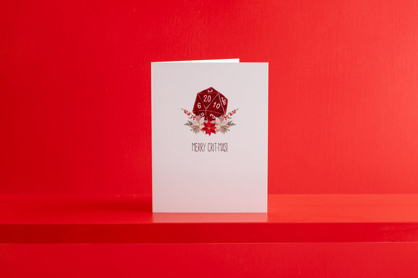 Merry Crit-mas- Greeting Card