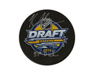 Kale Clague Autographed 2016 NHL Draft Puck Inscribed 