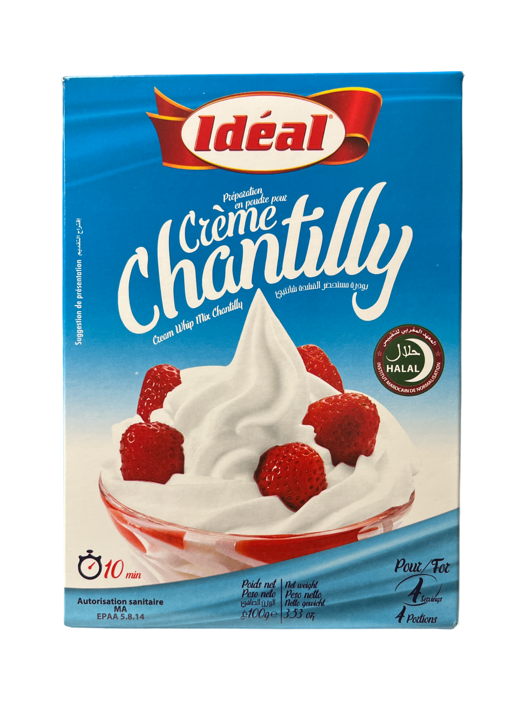 Idéal Crème Chantilly – Whipped Cream Mix 100g