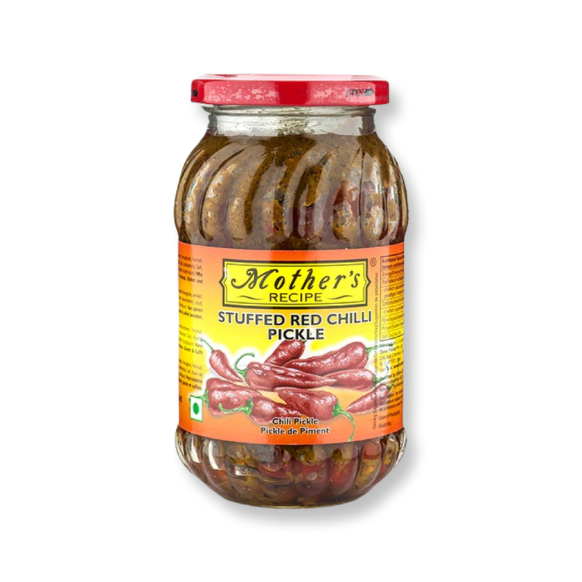 Mother’s stuffed red chilli pickle 500gm