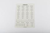 Planning Sticker Sheet