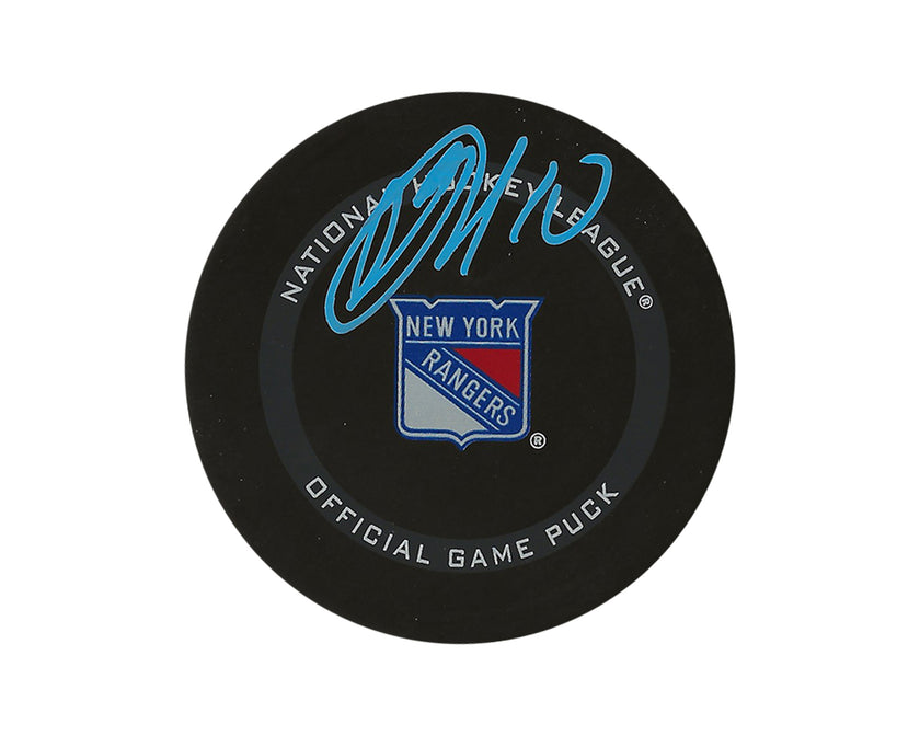 Artemi Panarin Autographed New York Rangers Official Game Puck