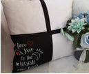 Love You to the Moon Pillowcase | Custom Romantic Pillow Cover