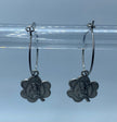 Clover Shaped St. Patrick Medal Earrings