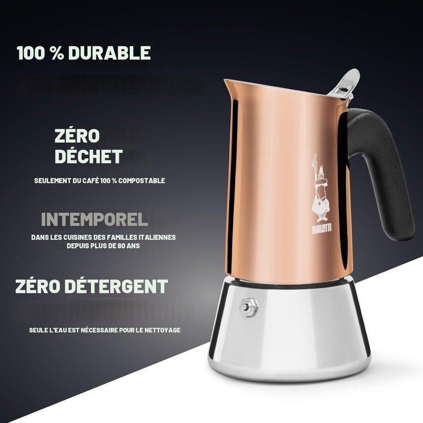 Bialetti Venus cuivre