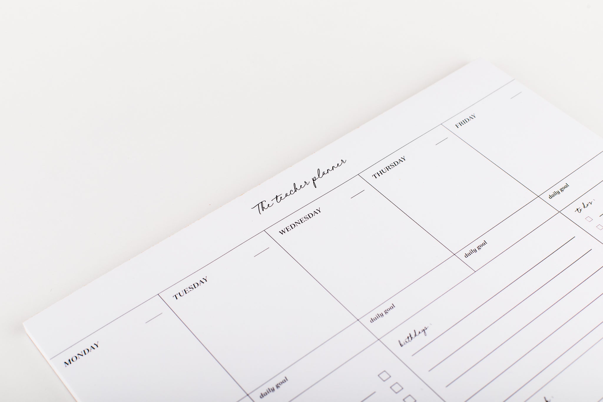 The Teacher Planner