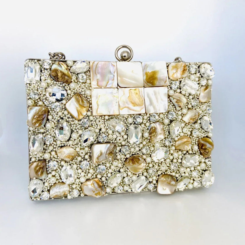 LYLA Gold Clutch bag