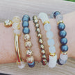 Citrine Gold Banded Bracelet