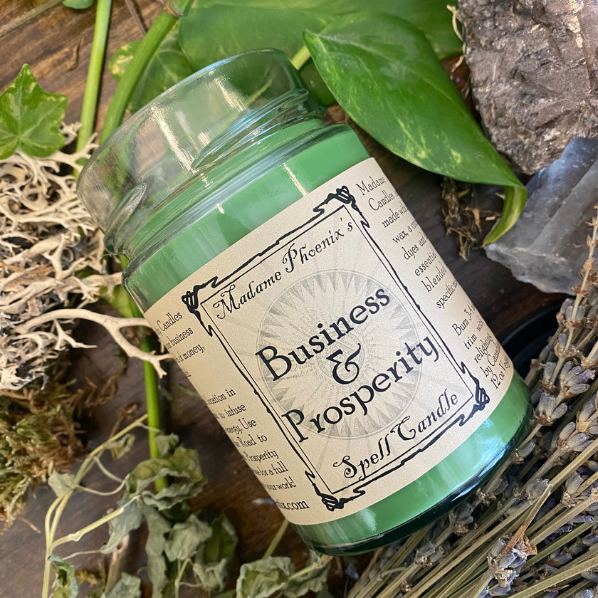 Business Blessing Prosperity Money Drawing Candle