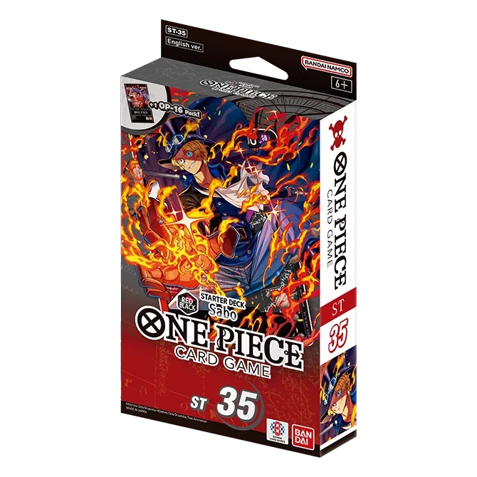 One Piece Card Game - Red/Black Sabo - ST-35 - Starter Deck