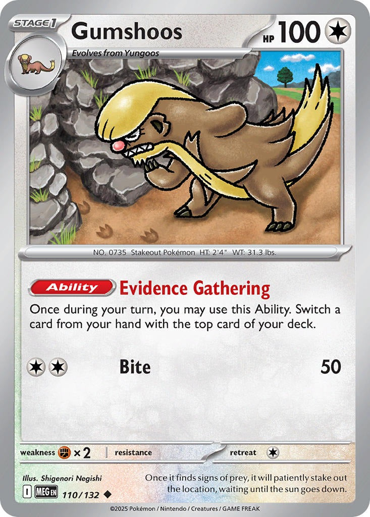 Gumshoos 110/132