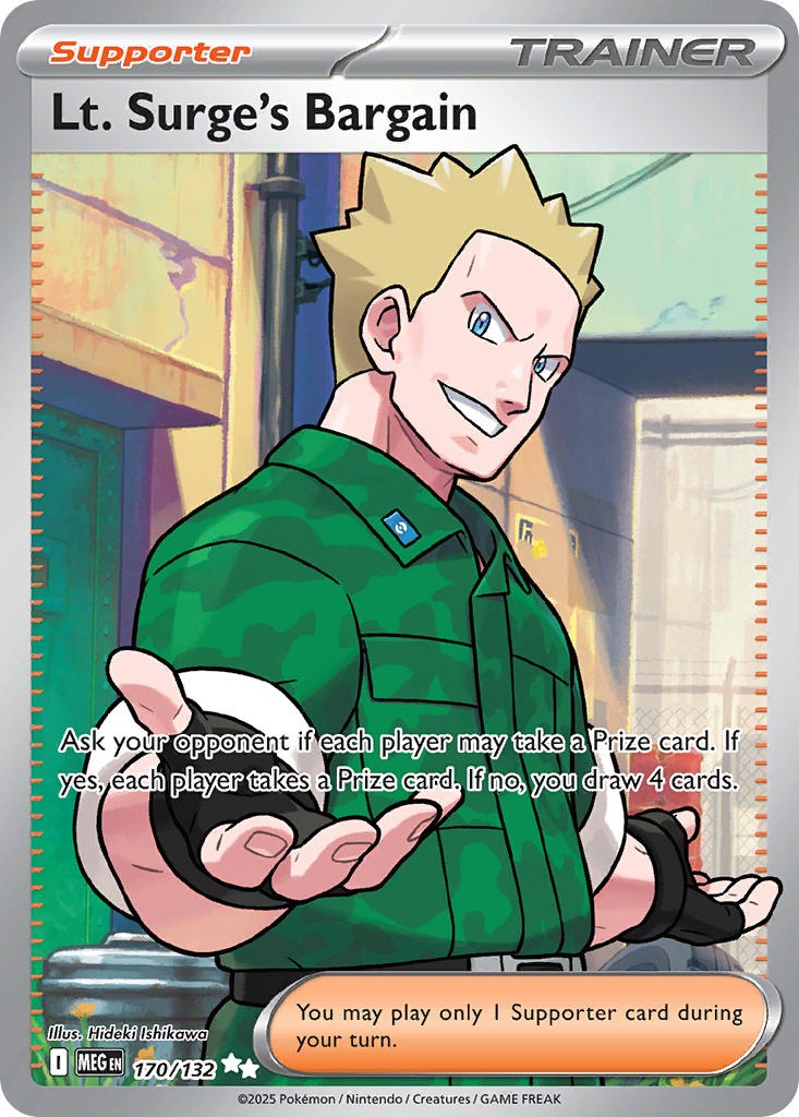 Lt. Surge’s Bargain 170/132