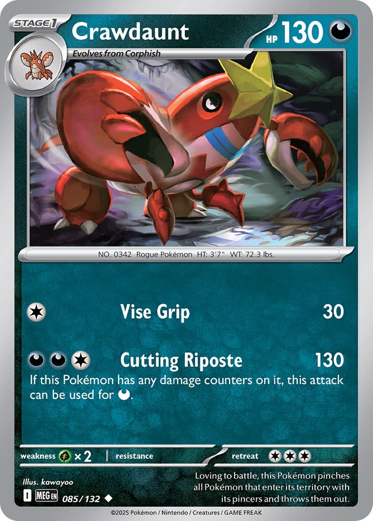 Crawdaunt 085/132