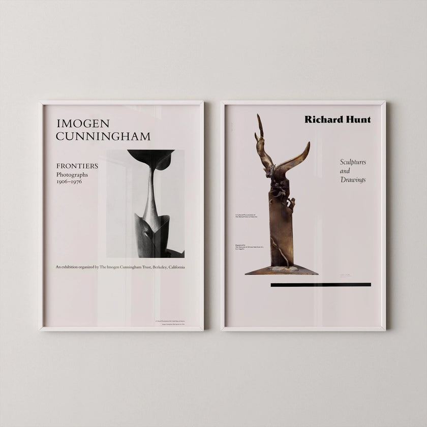 Imogen Cunningham & Richard Hunt Posters: Minimalist Art Prints