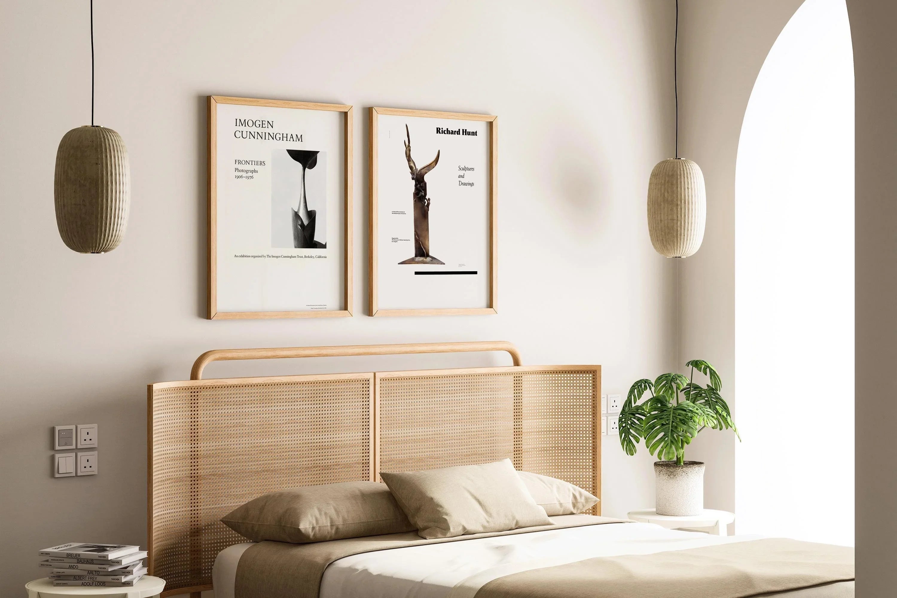 Imogen Cunningham & Richard Hunt Posters: Minimalist Art Prints