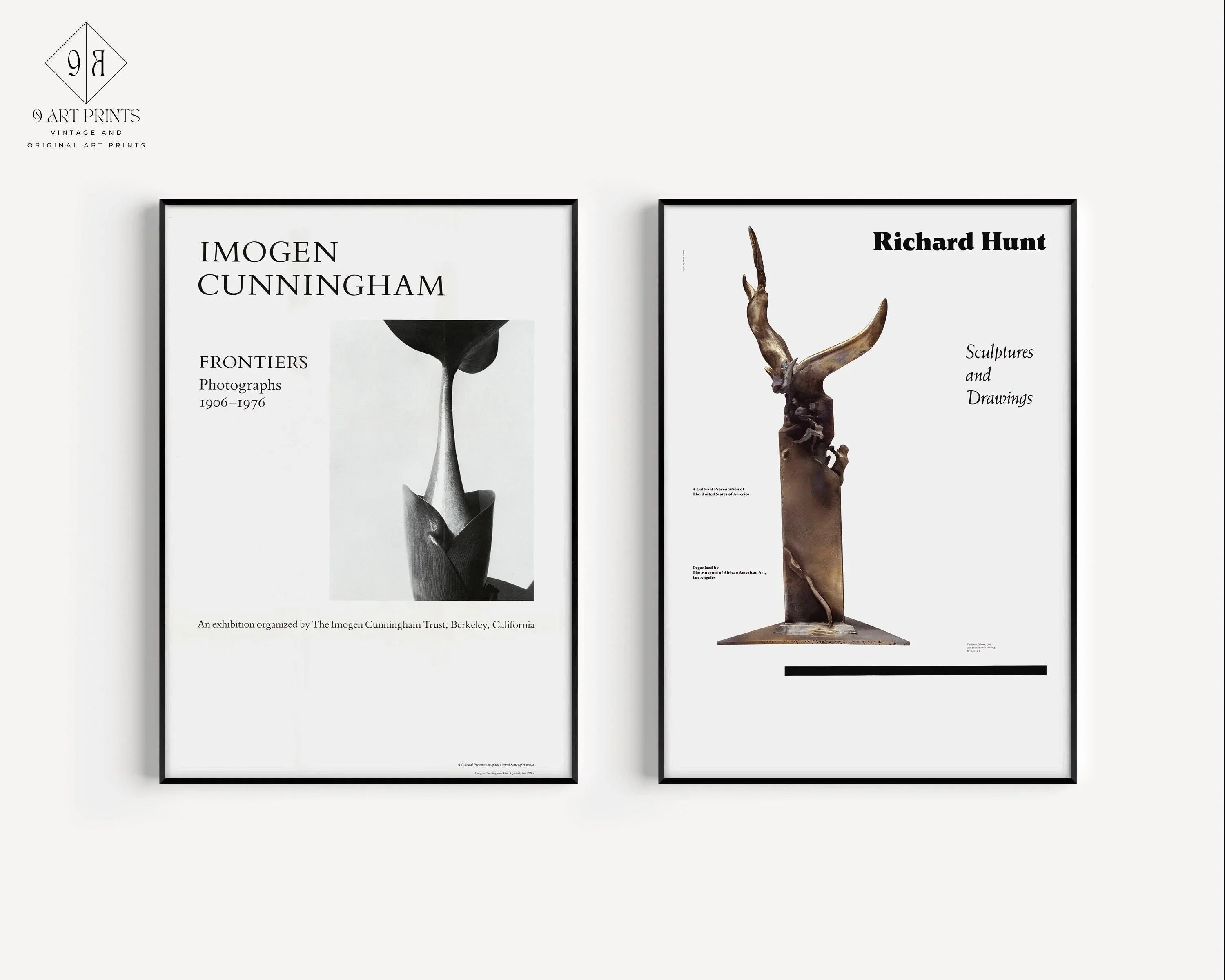 Imogen Cunningham & Richard Hunt Posters: Minimalist Art Prints