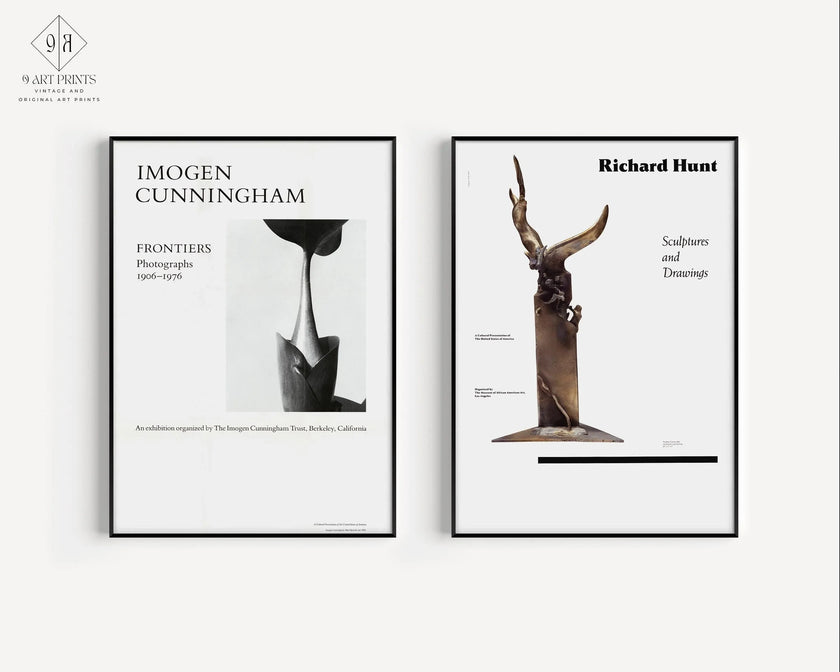 Imogen Cunningham & Richard Hunt Posters: Minimalist Art Prints