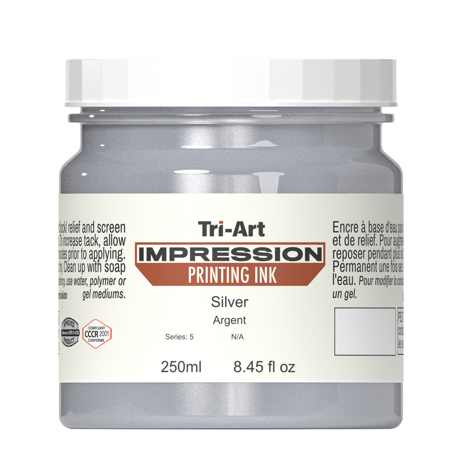 Impressions Block Printing Ink - Silver