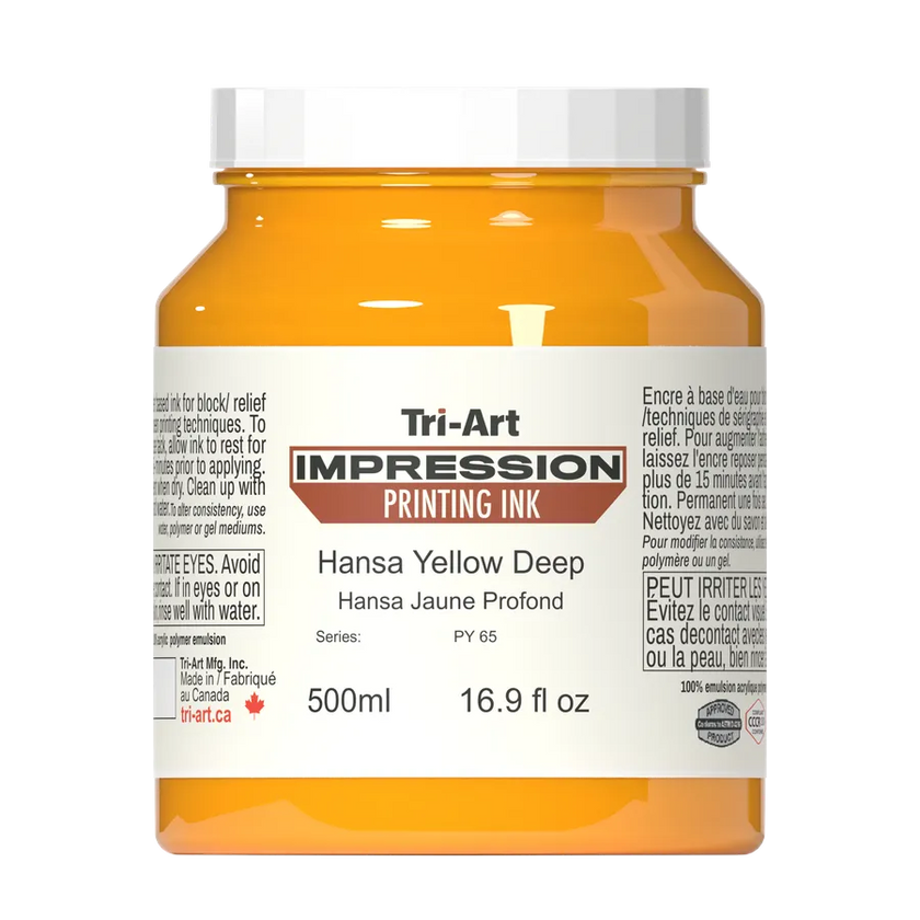 Impressions Block Printing Ink - Yellow Deep