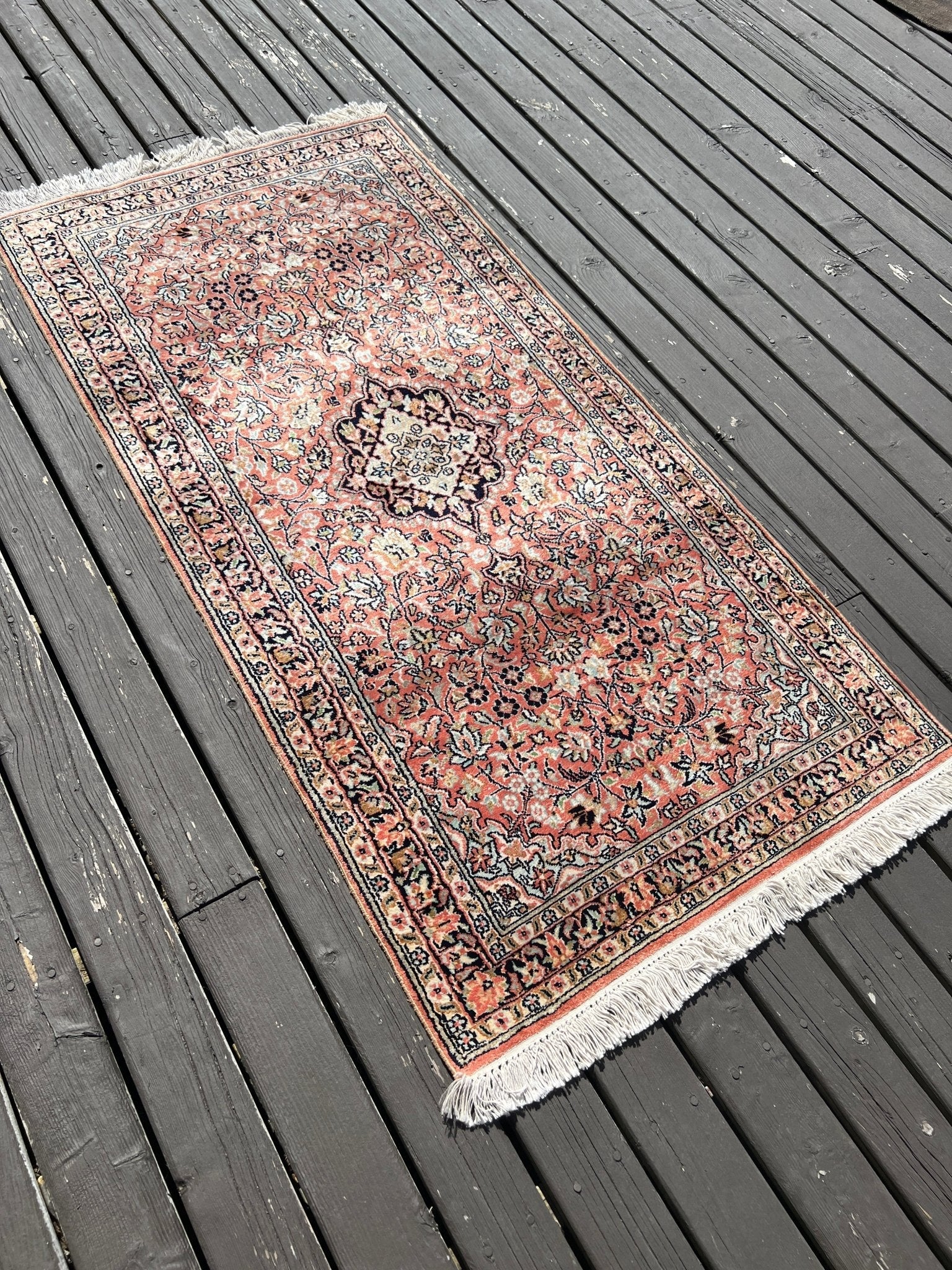 Indian Kashmir Rug | 2' 4
