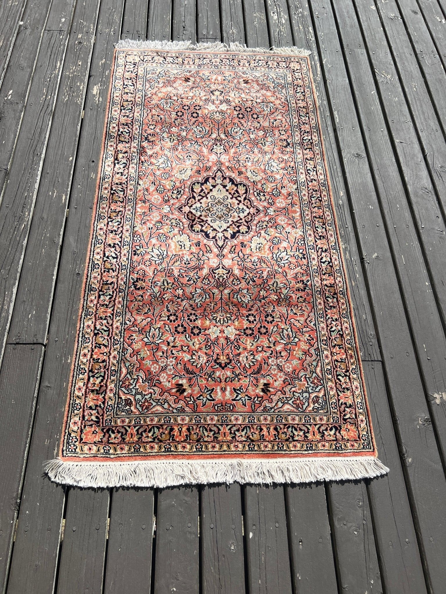 Indian Kashmir Rug | 2' 4