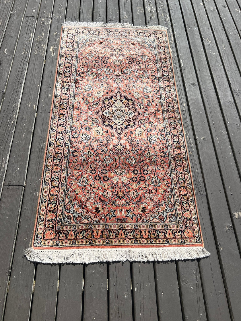 Indian Kashmir Rug | 2' 4