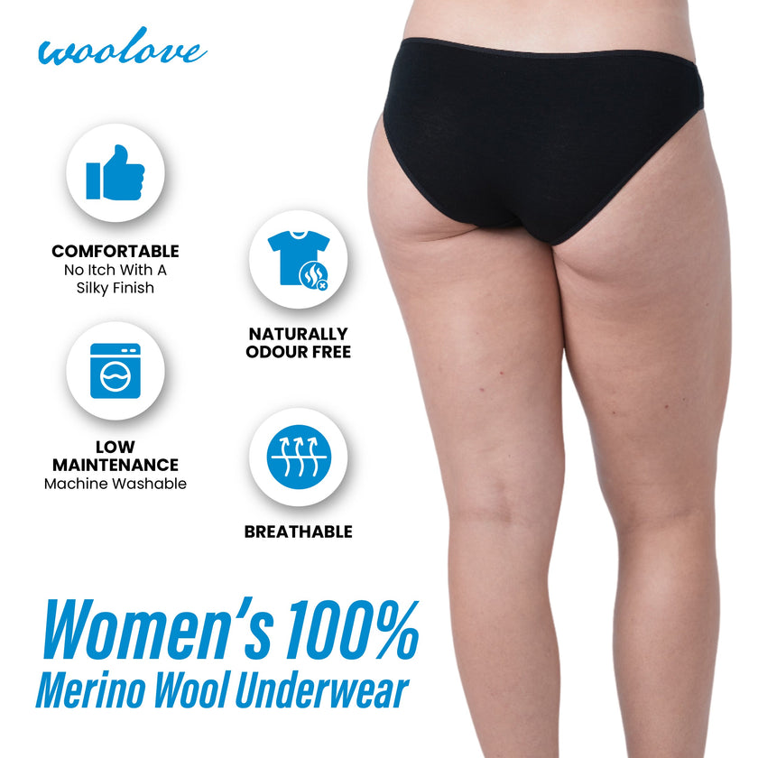 Women's Merino Wool Bikini Brief