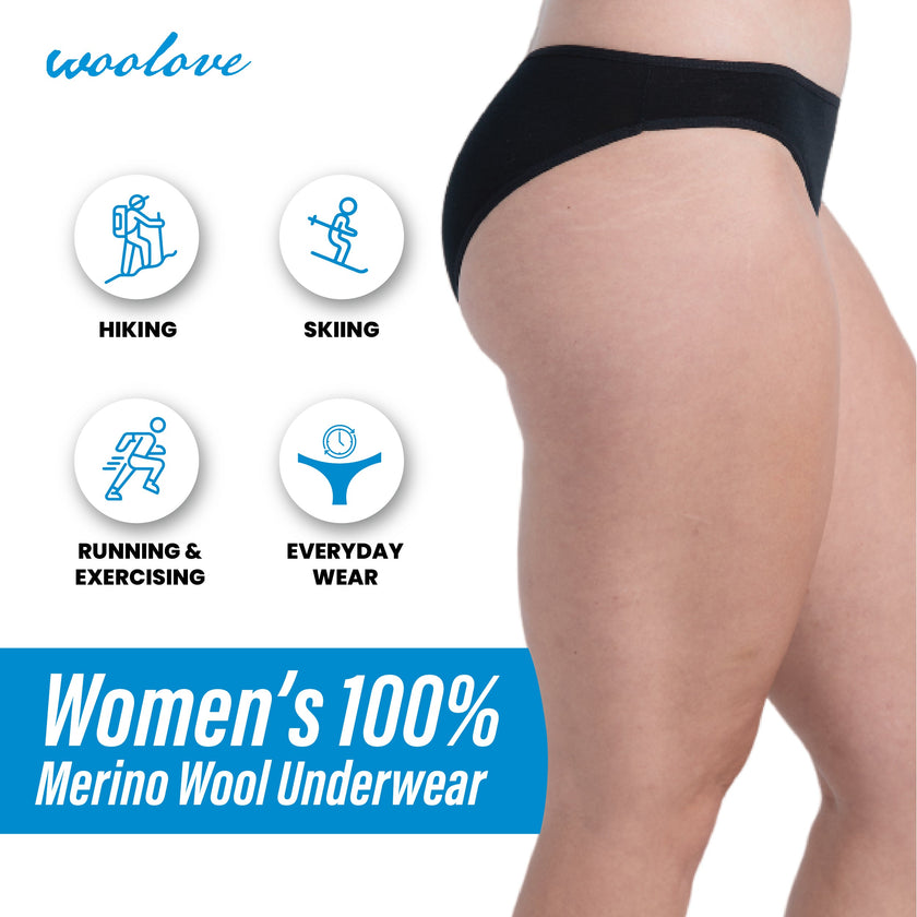 Women's Merino Wool Bikini Brief