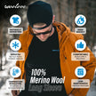 Men's Merino Wool Long Sleeve Crew Neck — Midweight