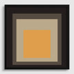 Inspired by Josef Albers - Thousand-Year Egg - 'Homage to the Square' Giclee Print: Mid-Century Modern Art