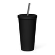 Insulated tumbler with a straw - Forever loved, Forever nana