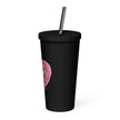 Insulated tumbler with a straw - Forever loved, Forever nana