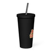 Insulated Tumbler with a Straw - Aunt-tastic