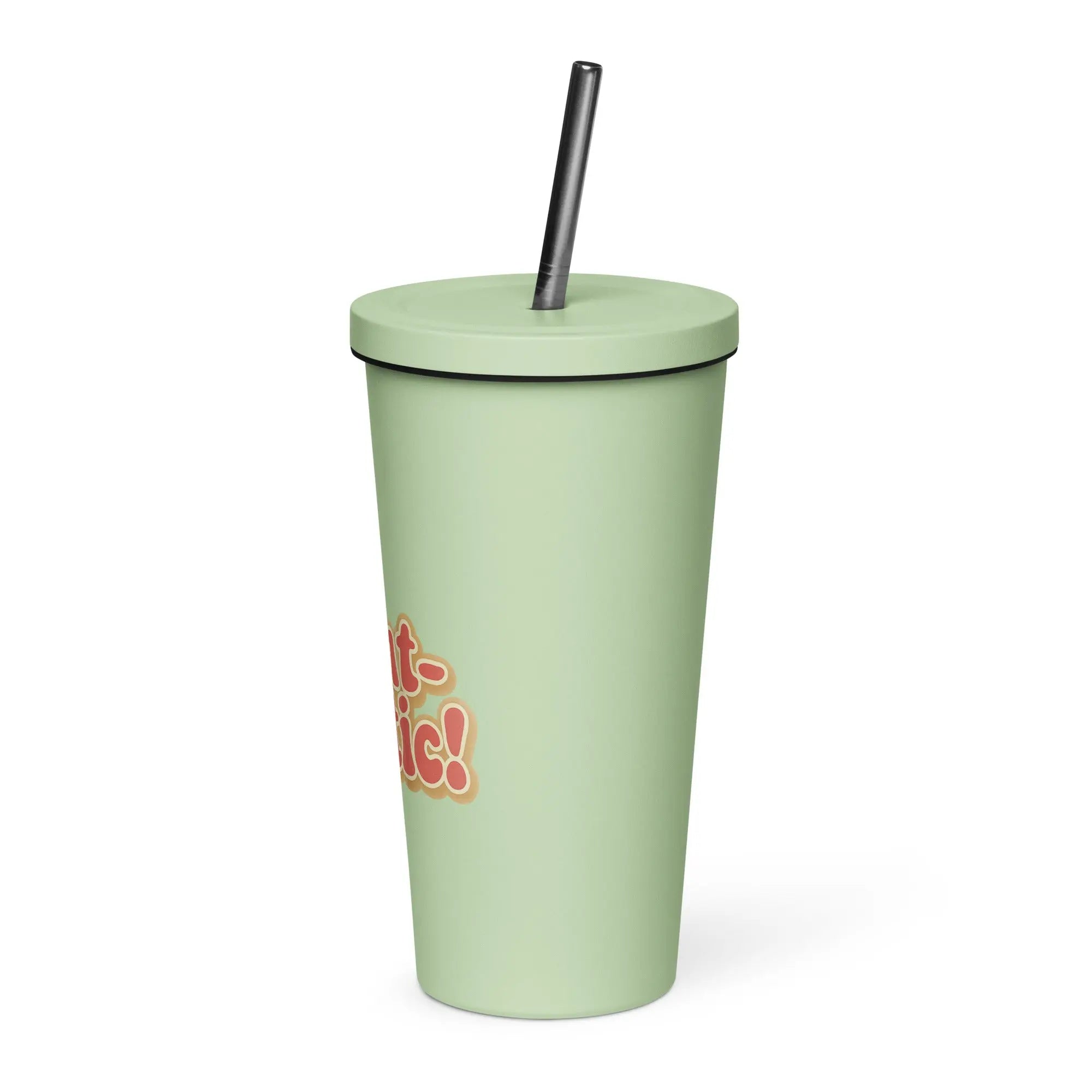 Insulated Tumbler with a Straw - Aunt-tastic