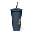 Insulated Tumbler with a Straw - World’s Coolest Grandma